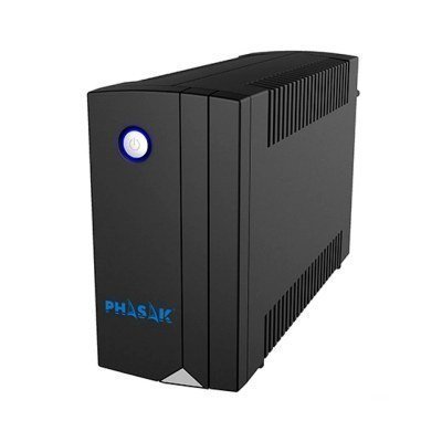 SAI Línea Interactiva Phasak Ottima 860 VA Interactive/ 860VA480W/ 2 Salidas/ Formato Torre