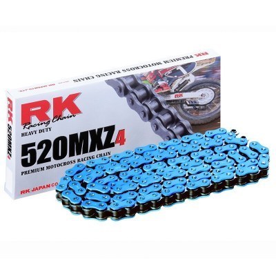 Cadena RK FB520MXZ4 con 100 eslabones azul BB520MXZ-100