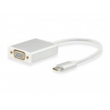 Cable Equip Usb-c/m A Vga Hd15/h 15cm Blanco
