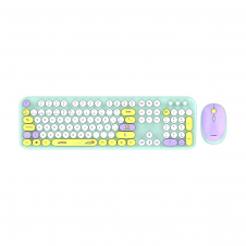 KIT TECLADO Y MOUSE ACTECK AC-940191 INALÁMBRICO TIFFANY MK485 RF