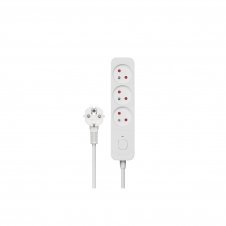 Savio Surge Protective 3-socket power strip 1.5m white LZ-07 3 salidas AC Tipo F 1,5 m Blanco