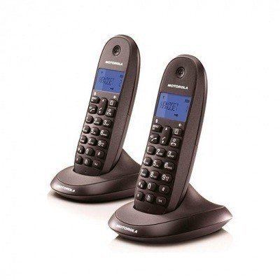 TELEFONO INALAMBRICO DECT DIGITAL MOTOROLA C1002LB+ NEGRO
