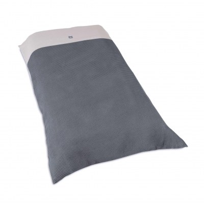 Nórdico de cuna 70x140 cm - con relleno 128 Stone Grey · Alondra