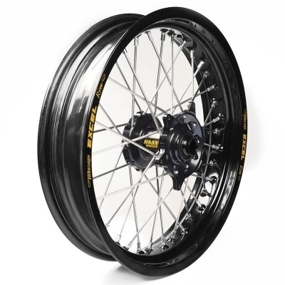 Rueda completa Haan Wheels aro negro 16,5-3,50 buje negro 1 65155/3/3 1 65155/3/3