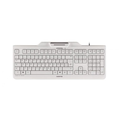 TECLADO CON LECTOR DNIe BLANCO CHERRY