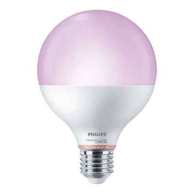 Bombilla inteligente globo e27 11 w 1055 lm 2200-6500 k full colors