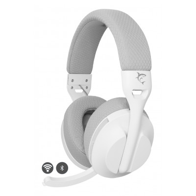 FALCON Auriculares Inalámbrico y alámbrico Diadema Juego USB Tipo C Bluetooth Blanco, Gris