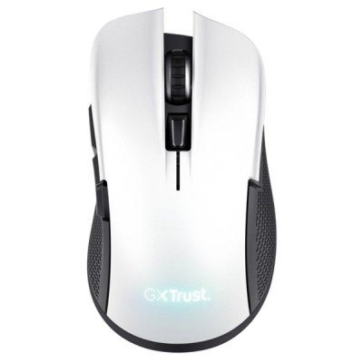 MOUSE WIRELESS TRUST GAMING GXT 923W YBAR RGB 7200DPI 6 BOTONES RECARGABLE 50H COLOR BLANCO 24889