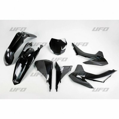 UFO Plastic Kit Black KTM KTKIT515@001