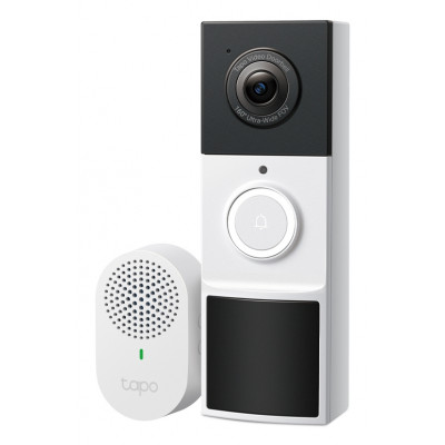 TP-LINK Tapo D210 Timbre Inteligente IP65 con Cámara 3MP y Visión Nocturna a Color
