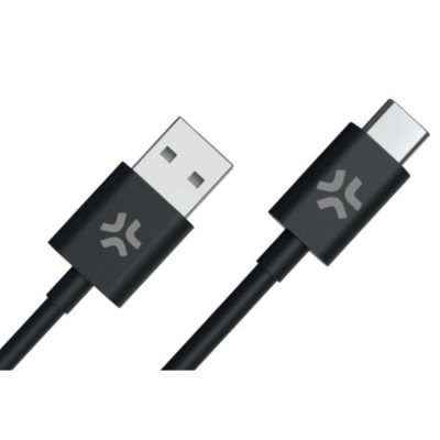 CABLE USB-USBC 2M BK 12W - CAJA OEM
