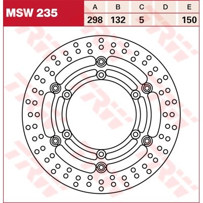 Discos de freno TRW MSW235