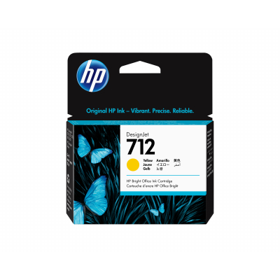 HP - Cartucho de Tinta DesignJet 712 amarillo de 29 ml