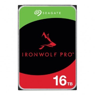 Disco duro interno hdd seagate ironwolf pro nas st16000nt001 16tb 3.5pulgadas 7200rpm - 256mb - sata 6gb - s
