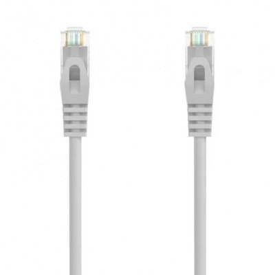 Cable de Red RJ45 AWG24 UTP Aisens A145-0555 Cat.6A/ LSZH/ 20m/ Gris