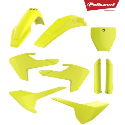 Kit de plástica completo POLISPORT Husqvarna amarillo fluor 90741 90741