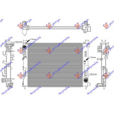 RADIATOR 1.5 DCI DIESEL MANUAL (510x404) (NRF)