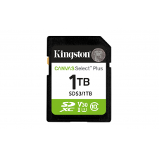 Kingston Technology 1 TB SDXC Canvas Select Plus Gen3 150 MB/s C10 UHS-I U3 V30