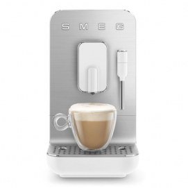 Cafetera Smeg BCC12WHMEU, Superautomática, 1350W, vaporizador, color blanco