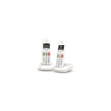 TELEFONO FIJO INALAMBRICO GIGASET E290 DUO TECLAS GRANDES Y PANTALLA DE ALTA VISIBILIDAD 150 CONTACTOS BLANCO L36852-H2901-D202