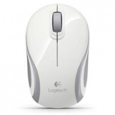 Mouse raton logitech m187 optico wireless inalambrico blanco 2.4ghz mini