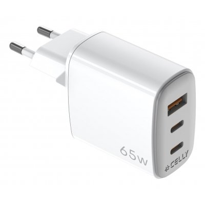UPTC1USB2USBC65 cargador de dispositivo móvil Smartphone, Tableta, Teléfono Blanco USB Interior