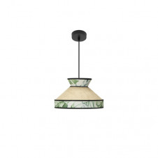 Colgante Constantinopla 1xe27 Beis/verde Regx30x30cm