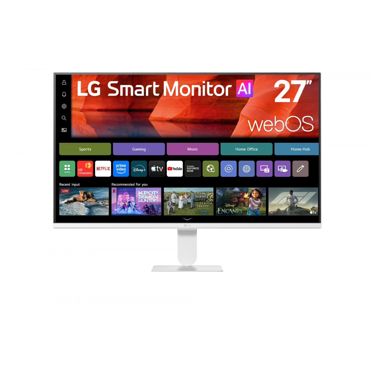 27U511SB-W pantalla para PC 68,6 cm (27) 1920 x 1080 Pixeles Full HD LCD Blanco