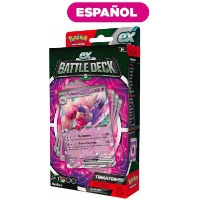 Juego de cartas pokemon tcg ex battle deck julio 2023 español