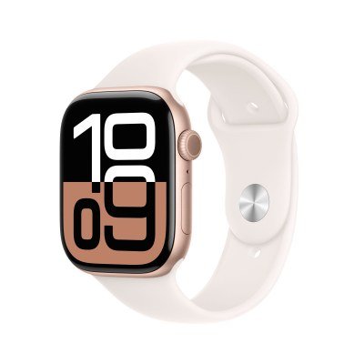 Apple Watch Series 10/ GPS/ Cellular/ 46mm/Caja de Aluminio Oro Rosa / Correa Deportiva Rosa Rubor M/L