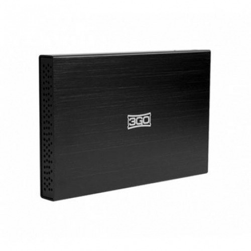 Caja Externa para Disco Duro de 2.5 3GO HDD25BK12/ USB 2.0