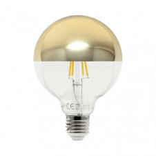 Bombilla 10w 4000k E27 Globo Reflector Dorado 950lm 17,5x12,5x12,5 Cm
