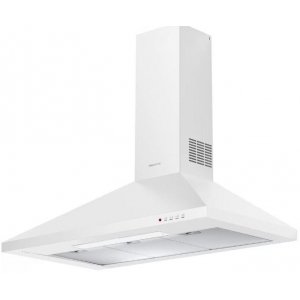 Campana decorativa de pared piramidal Mepamsa GAVIA 70 BLANCA, 70 cm, 740 m3/h, clase B, 3 velocidades + intensivo, 67dB, filtro aluminio, 2 luces LED, blanco