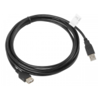 CABLE ALARGADOR LANBERG USB 2.0 MACHO HEMBRA 3M NEGRO