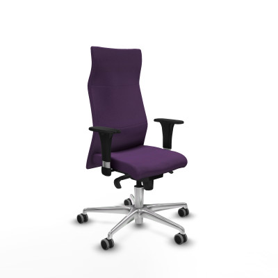 Albacete XL sincro bali morado brazos 1D base aluminio ruedas 65mm engomadas