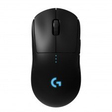 Logitech G Pro ratón Ambidextro RF inalámbrico Í?ptico 25600 DPI Negro
