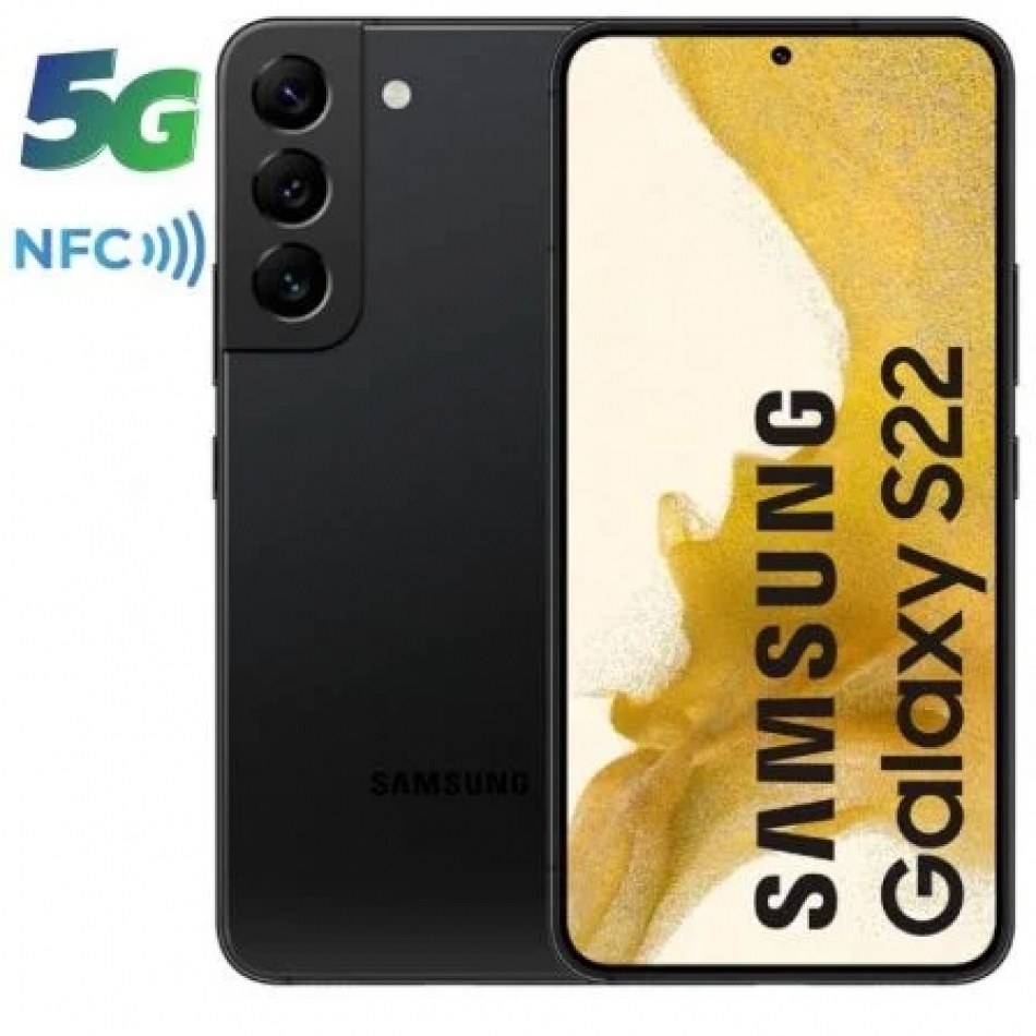 Smartphone Samsung Galaxy S22 8GB/ 256GB/ 6.1/ 5G/ Negro V2