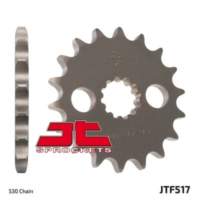 Piñón JT SPROCKETS acero estándar 517 - Paso 530 JTF517.17