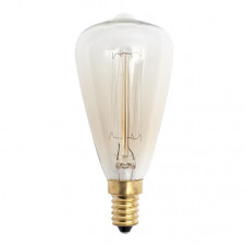 Bombilla Incandescencia Vintage Pebetero 40w E14 48dx115 Calida