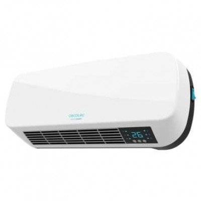 Cecotec Ready Warm 5200 Box Ceramic Calefactor Ceramico de Pared Bajo Consumo 2000W - Pantalla Digital - IPX2 - Temporizador - 3 Modos - Proteccion Sobrecalentamiento - Mando a Distancia