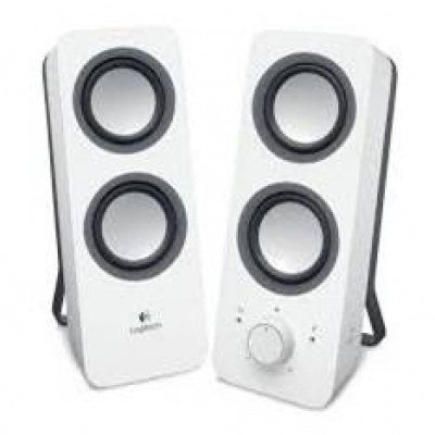 Altavoces logitech z200 2.0 - blancos - 10w