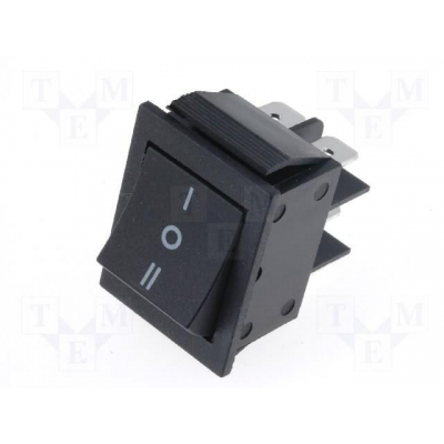 Interruptor Basculante Bipolar ON-OFF-ON 15A/250Vac