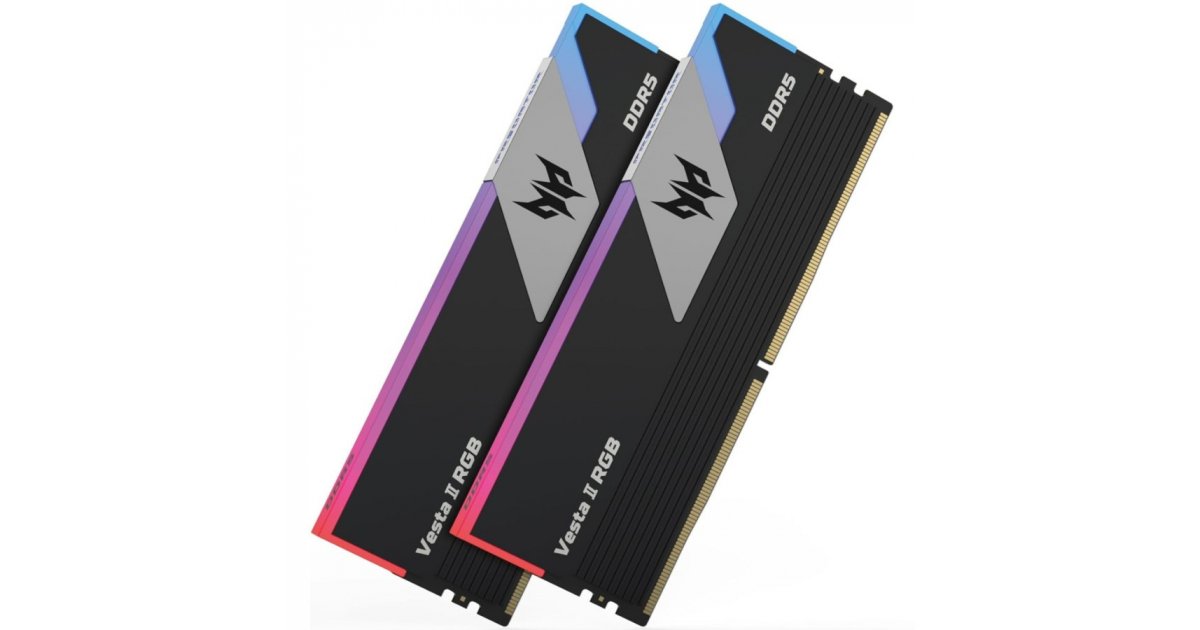MEMORIA RAM PREDATOR VESTA II RGB DDR5 64GB (2X32GB) 6400MTS de…