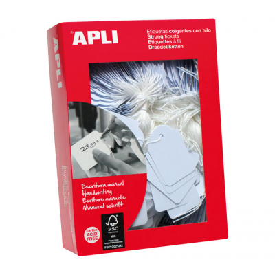 APL CAJA 1000 ETIQ.COLGANTES 9X24MM