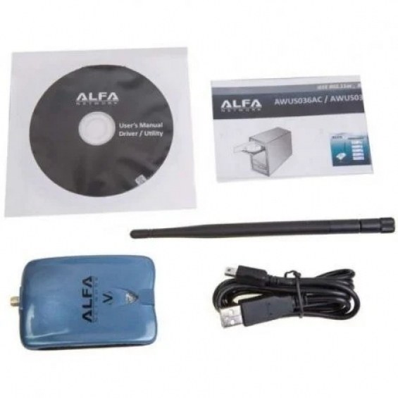 Adaptador USB - WiFi Alfa Network AWUS036NH 150Mbps De Alfa Network En ...