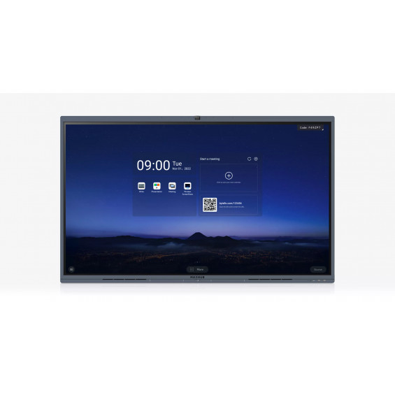 Pantalla interactiva MAXHUB V6 Classic C6530, 65 pulgadas, 4K UHD, IPS, 60 Hz, cámara de 48 MP, Wi-Fi, USB-C, negro