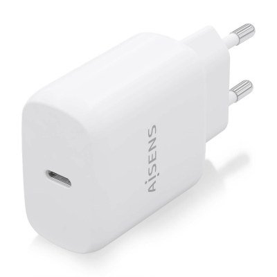 Aisens - Cargador Usb-C Pd3.0 1 Puerto 1Xusb-C 25W, Blanco
