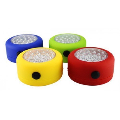 Linterna de 24 LED alto brillo con base magnetica y gancho para colgar (precio unidad)