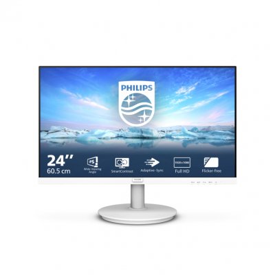 Monitor philips 24 pulgadas pulgadas led display blanco