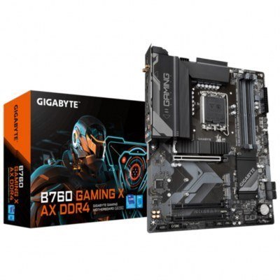 Placa base gigabyte b760 gaming x ax 1700 matx - 4 x ddr4 - 4 x sata - 3 x usb 3.2 - 5 x usb 2.0 - 1 x usb tipo c